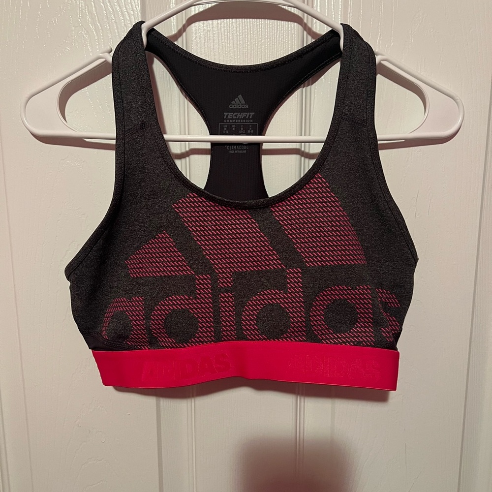 Adidas Black Techfit Compression Top